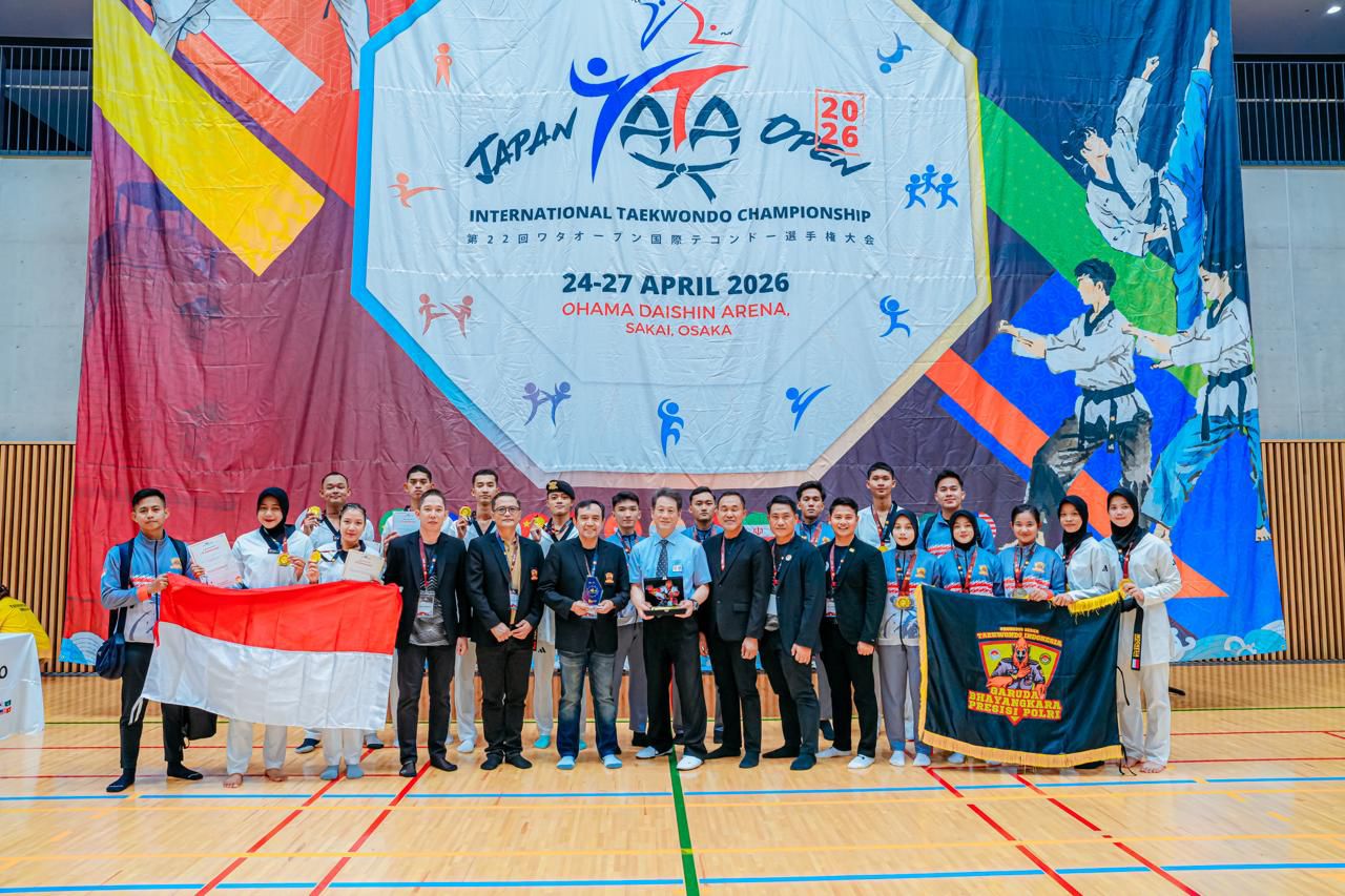POLRI UKIR PRESTASI DUNIA: TIM TAEKWONDO GARBHA PRESISI JUARA UMUM DI JEPANG