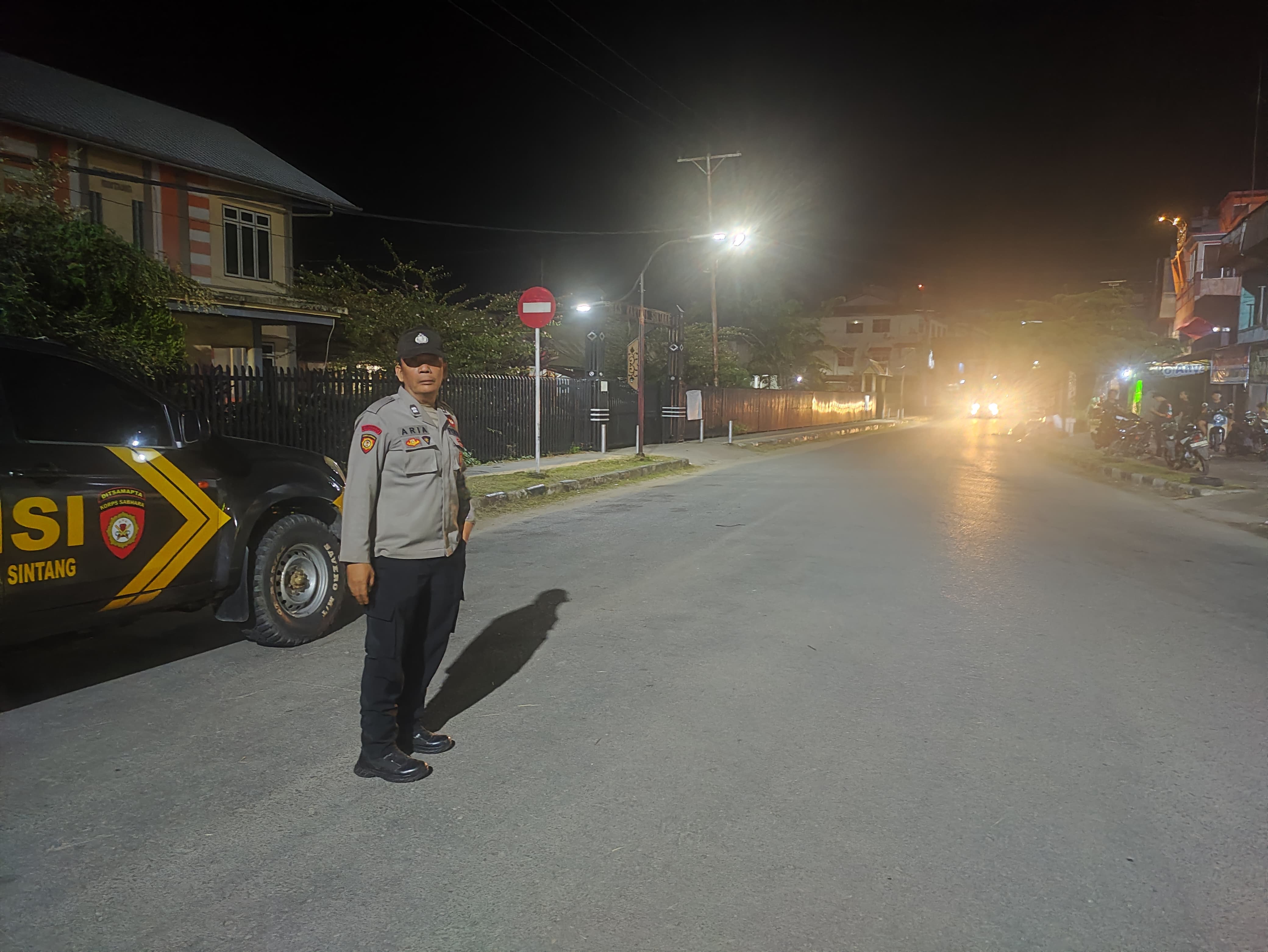 Polsek Sintang Kota Intensifkan Patroli Malam, Antisipasi Balap Liar dan Gangguan Kamtibmas