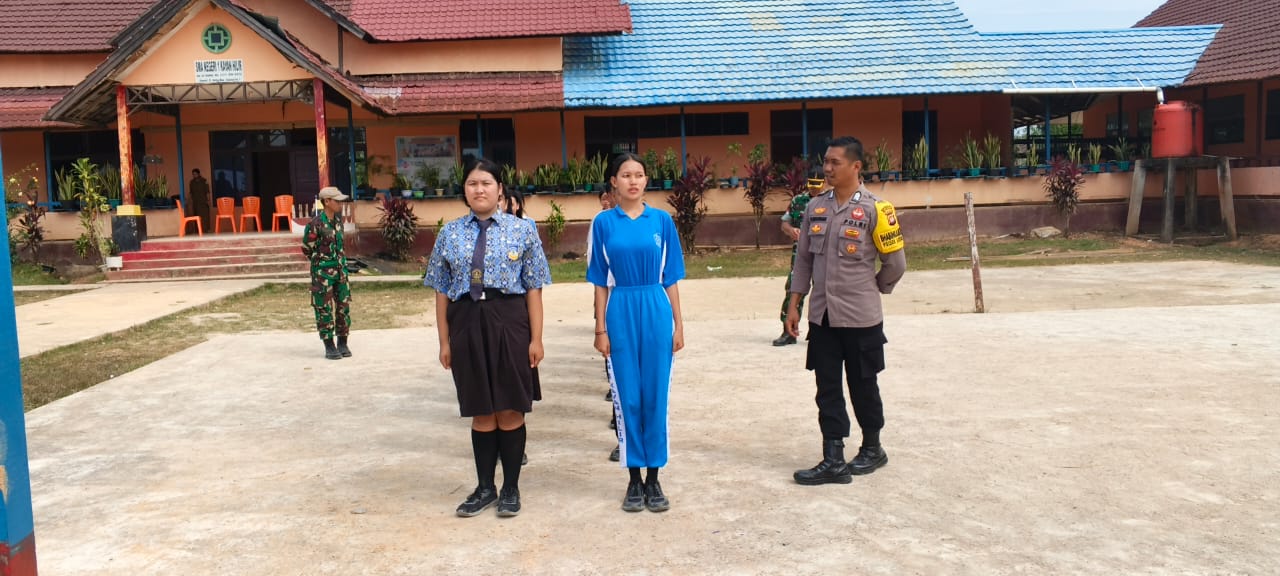 Polsek Kayan Hilir Seleksi Calon Paskibra Tingkat Kecamatan