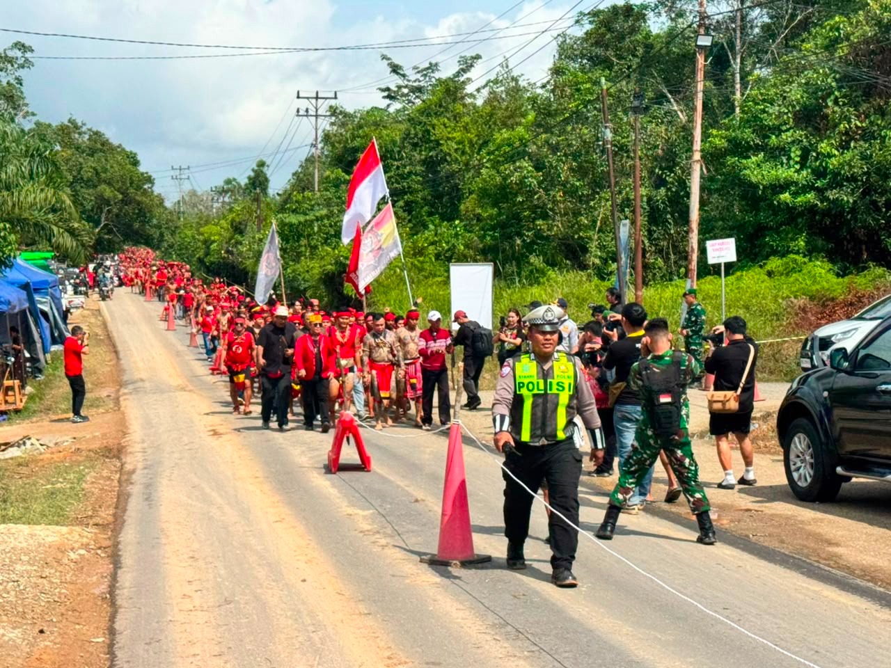 Polres Sintang Kerahkan Puluhan Personel Amankan Pekan Gawai Dayak XIII