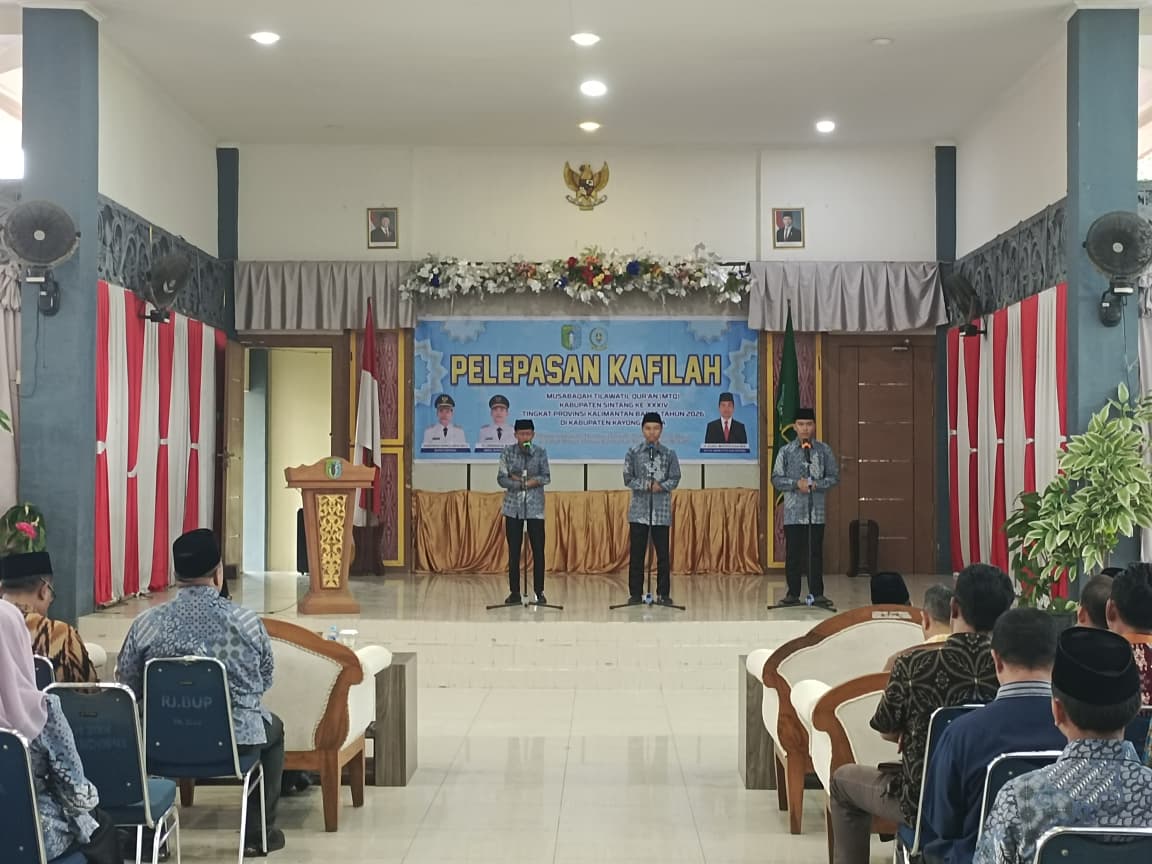 Kasat Binmas Polres Sintang Hadiri Pelepasan Kafilah MTQ XXXIV, Dukung Kontingen Sintang Berprestasi di Tingkat Provinsi
