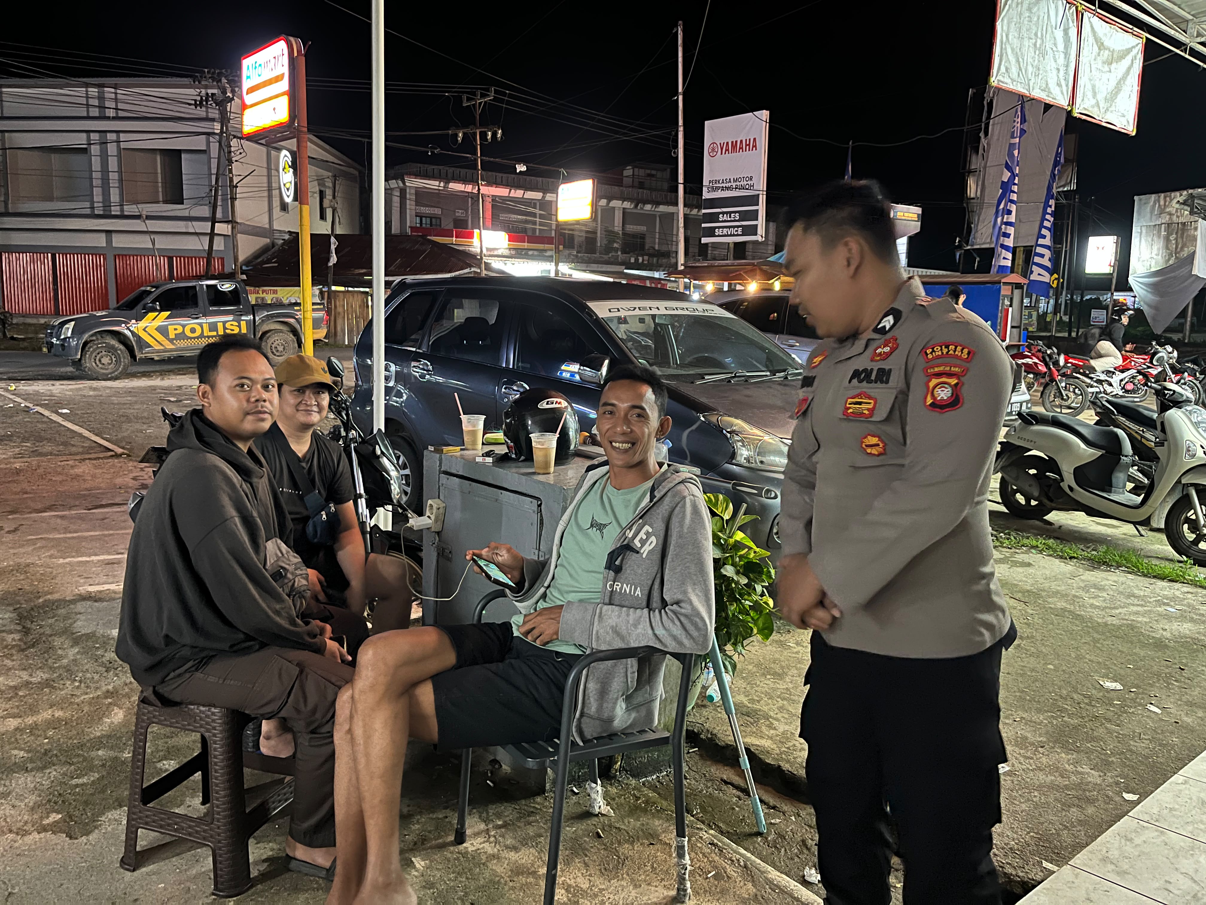 Patroli KRYD Polsek Sungai Tebelian Sasar Ruang Publik
