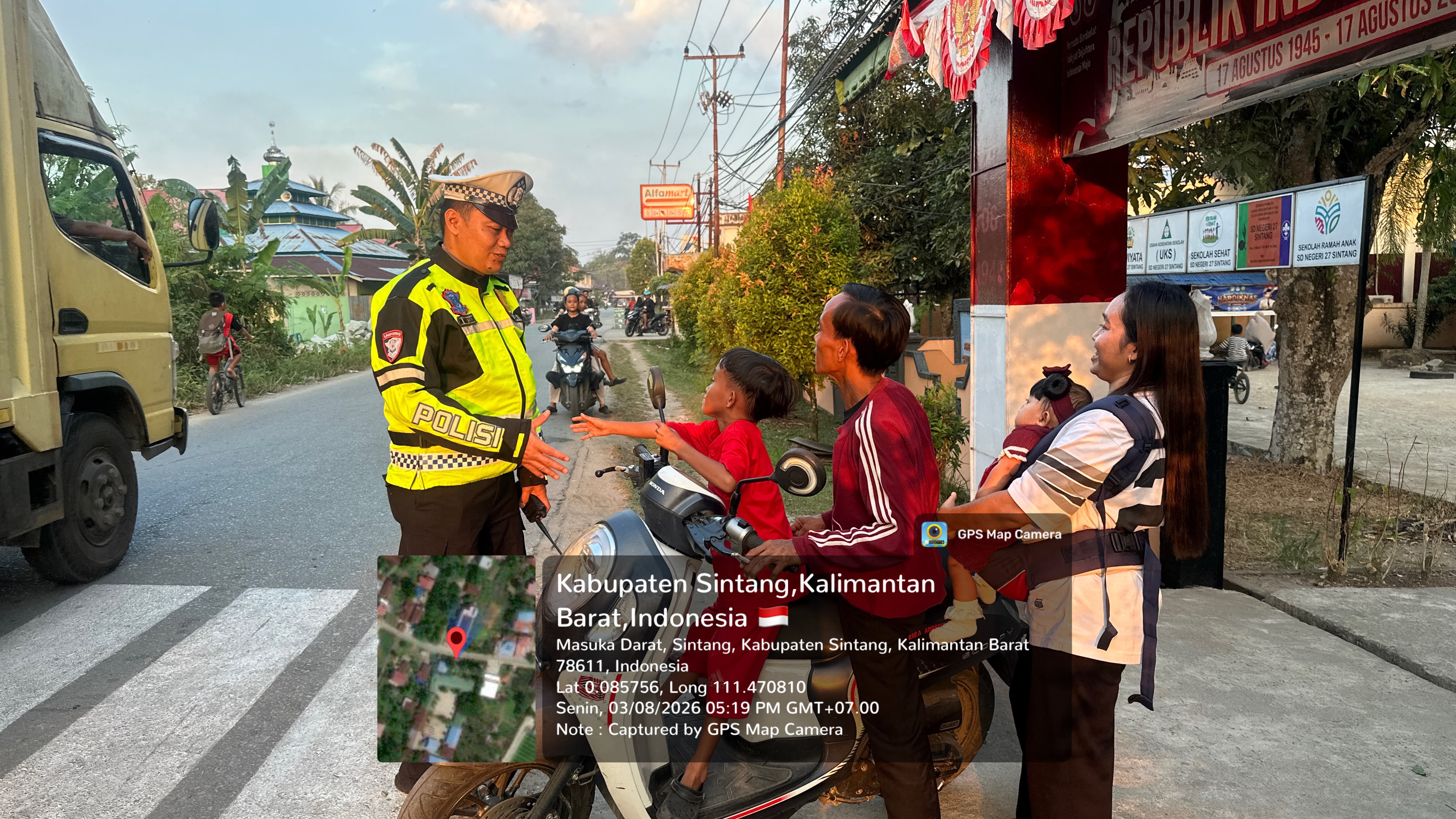 Layanan Polri 110 Direspons Cepat, Warga Sintang Apresiasi Penertiban Knalpot Brong oleh Satlantas Polres Sintang