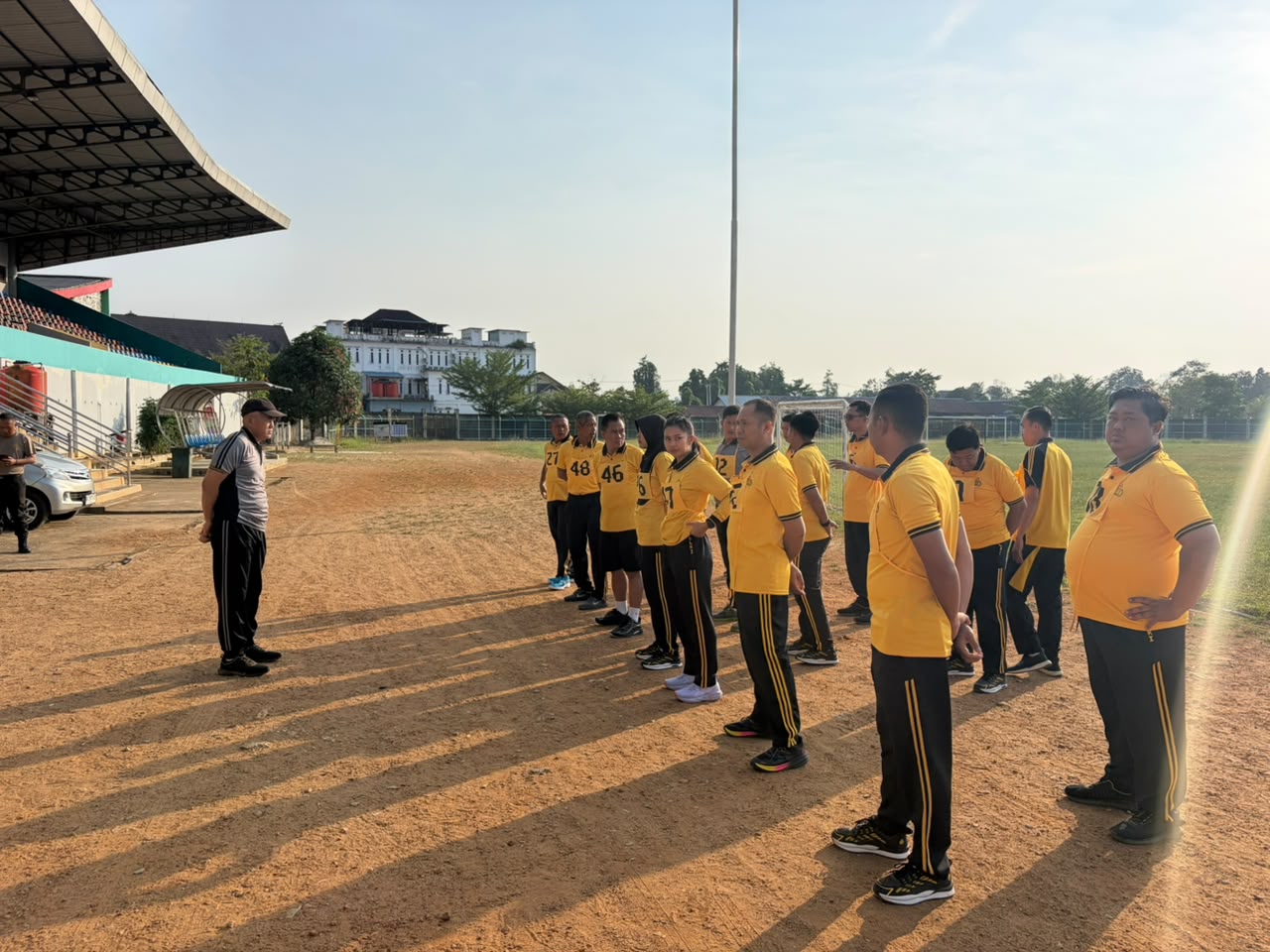 Jaga Kebugaran Personel, Polres Sintang Gelar Tes Kesamaptaan Jasmani Secara Berkala