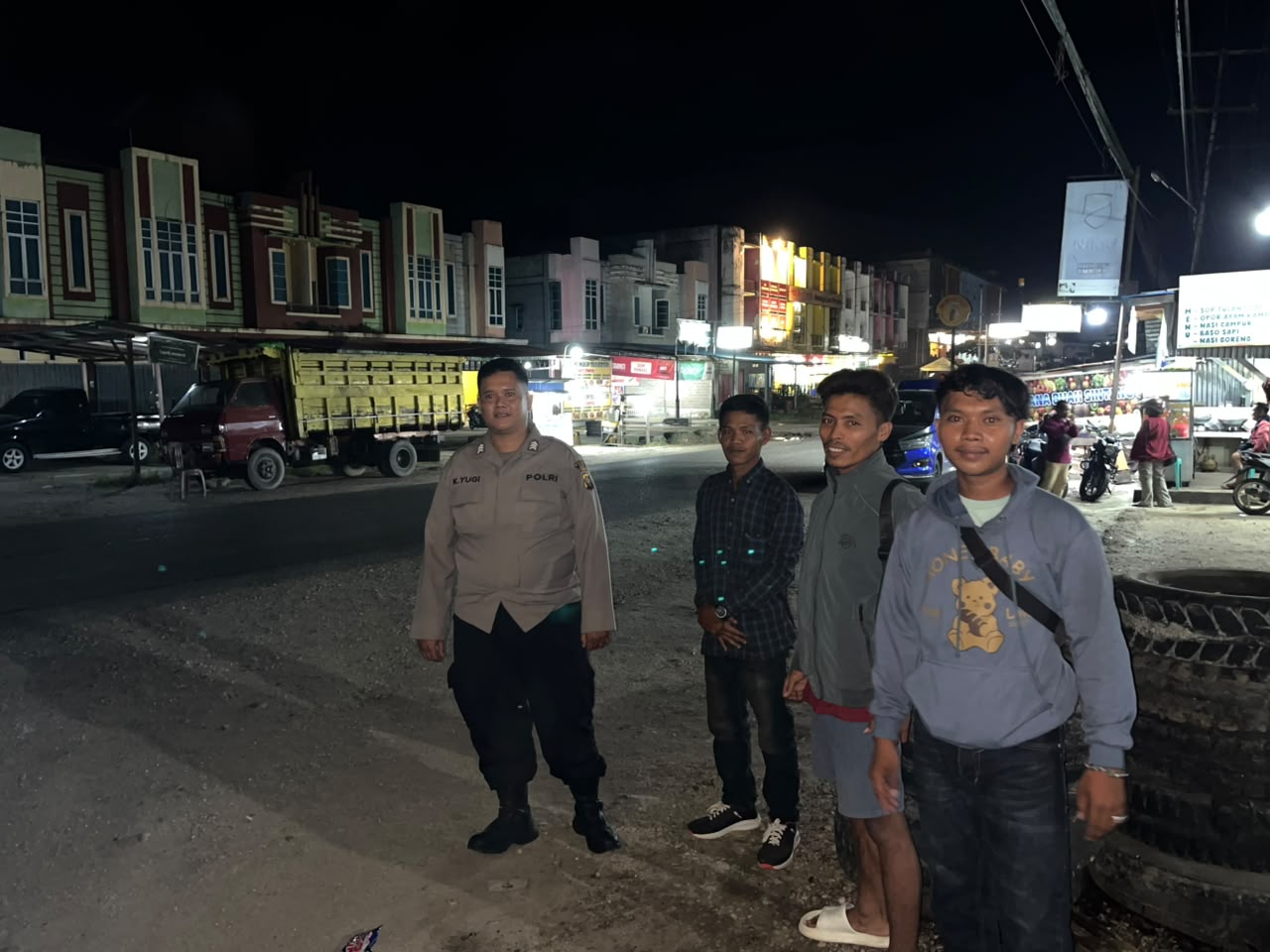 Ciptakan Ruang Publik Aman, Polsek Sungai Tebelian Tingkatkan Patroli KRYD