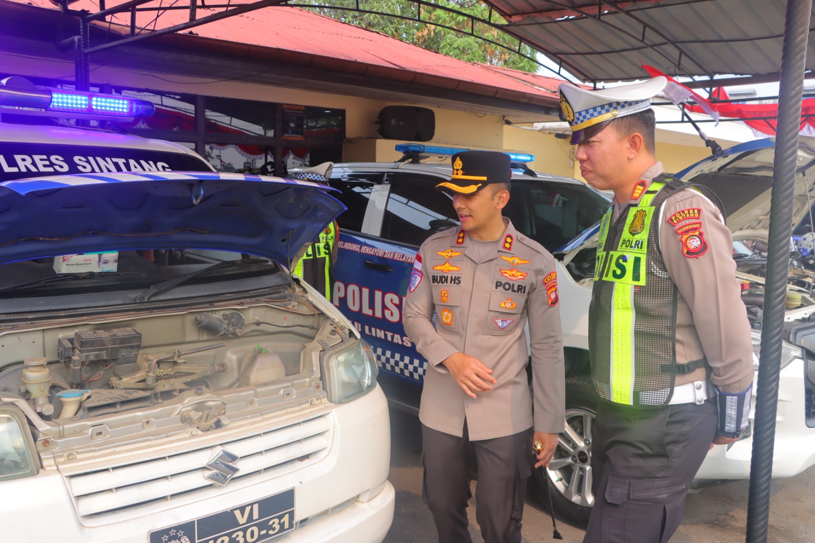 Kapolres Sintang Cek Randis Satlantas dan Sat Samapta