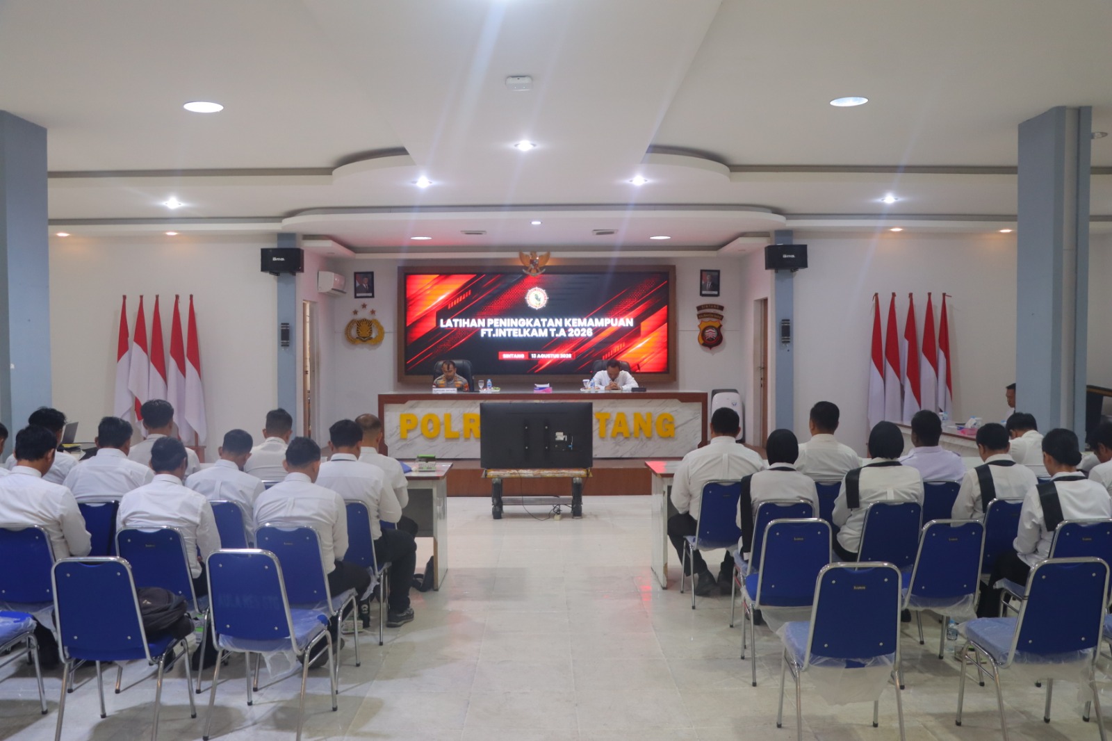 Kapolres Sintang Buka Latihan Fungsi Intelkam, Tingkatkan Kompetensi Persone
