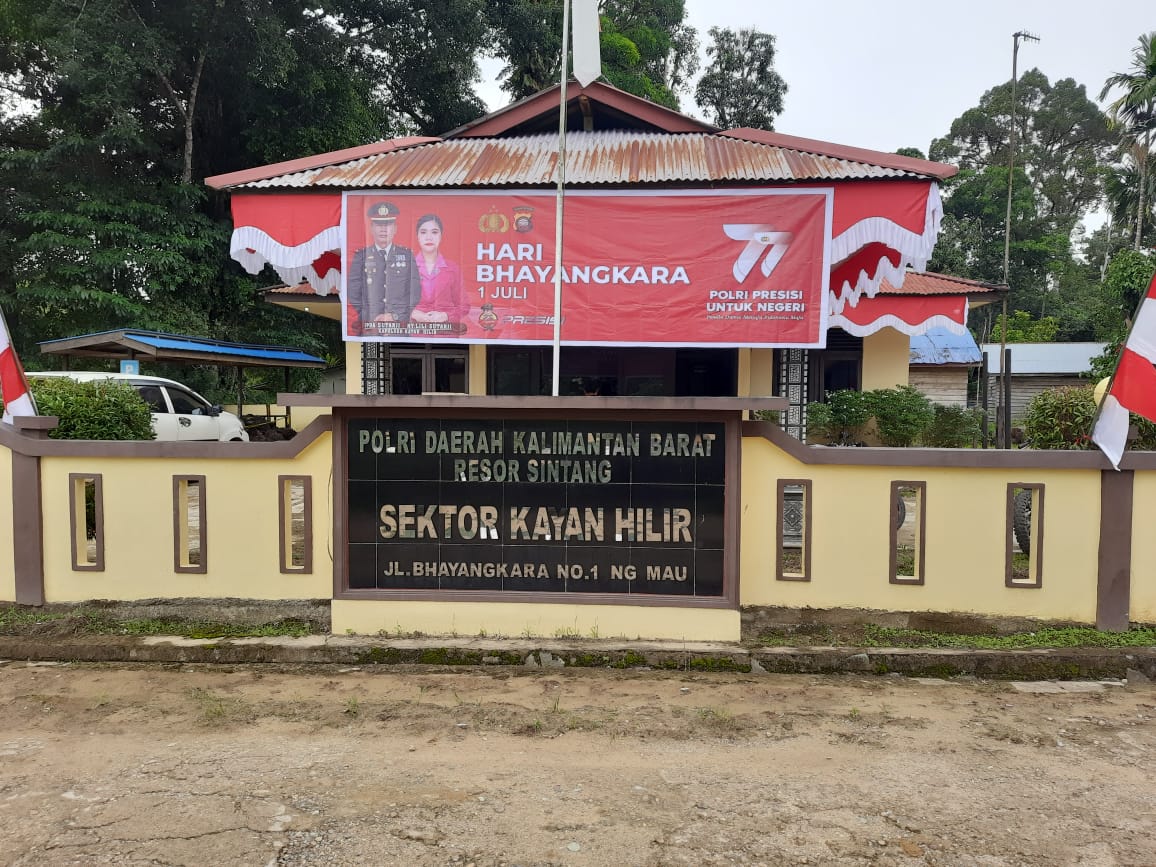 Polsek Kayan Hilir Imbau Warga Gunakan Masker dan Bagikan Masker