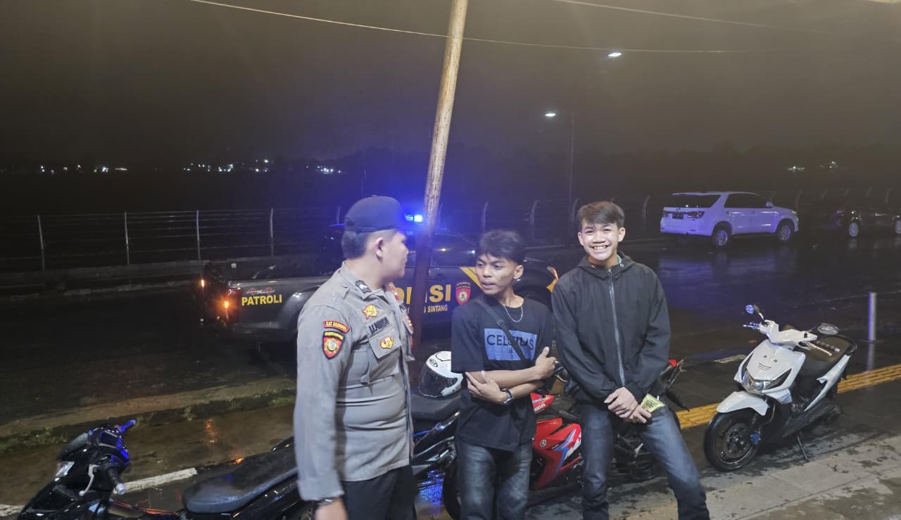 Patroli Kamtibmas, Polsek Sintang Kota Sasar Terminal hingga Waterfront