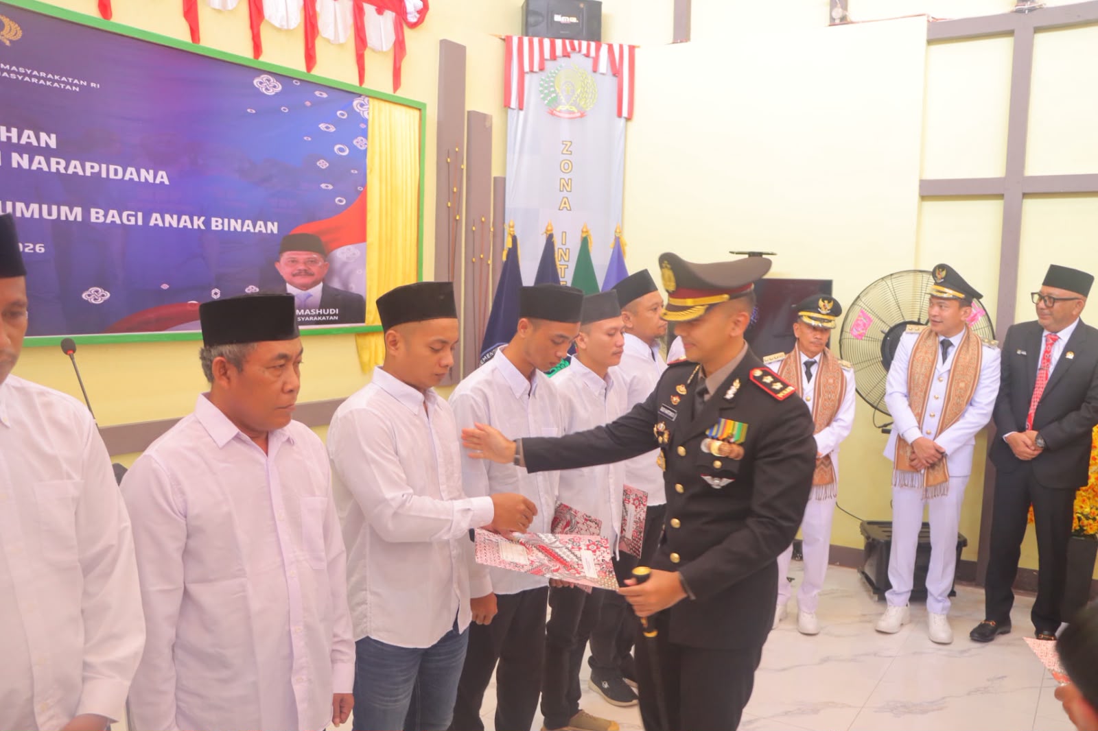 Kapolres Sintang Hadiri Pemberian Remisi Umum HUT ke-81 RI di Lapas Kelas IIB Sintang