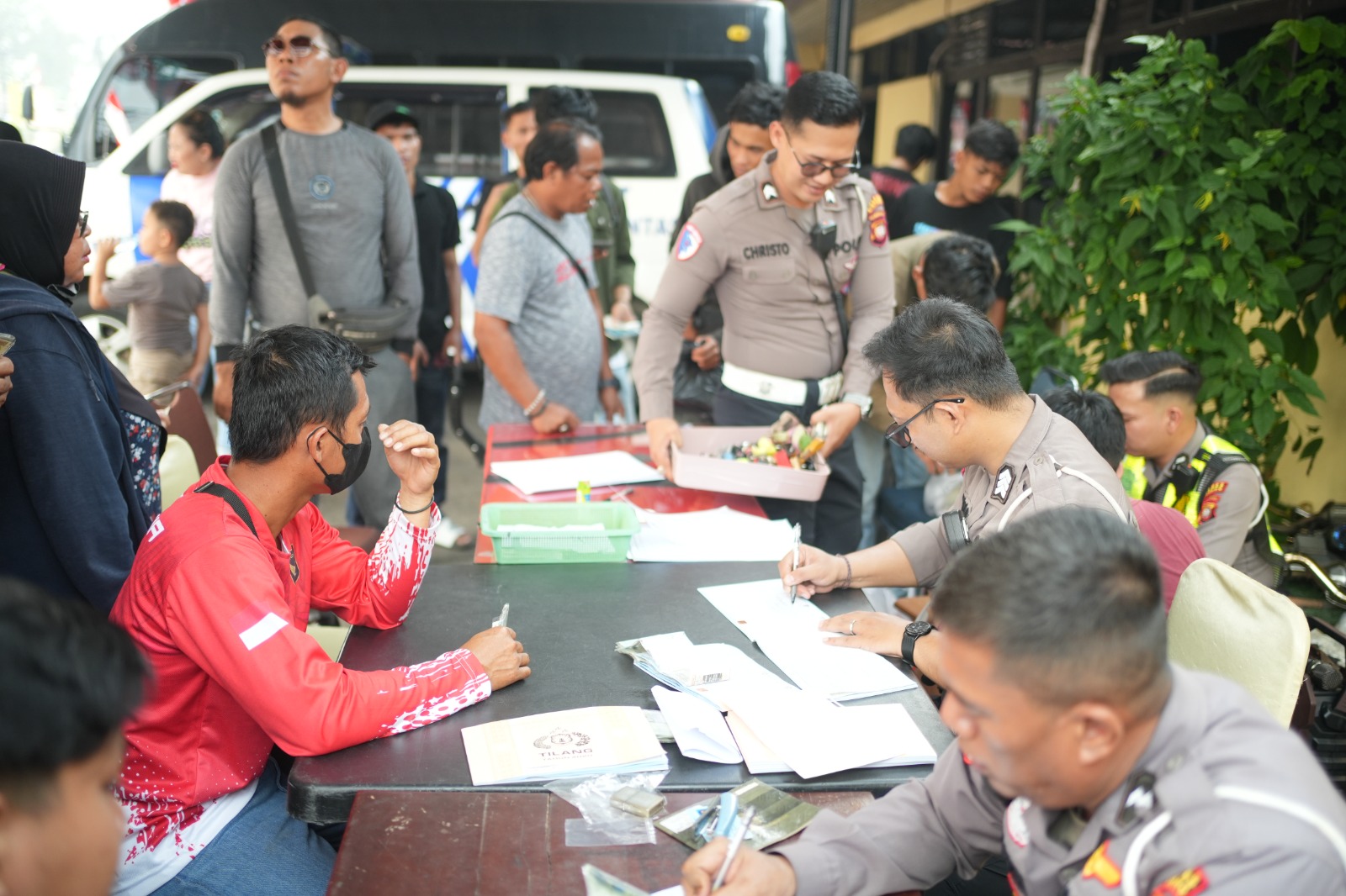 Satlantas Polres Sintang Tindak 115 Kendaraan Berknalpot Brong