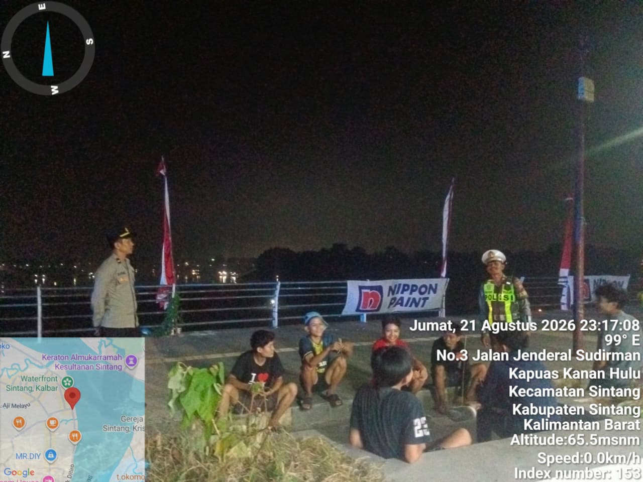 Polres Sintang Intensifkan Patroli Cipta Kondisi, Antisipasi Balap Liar dan Gangguan Kamtibmas