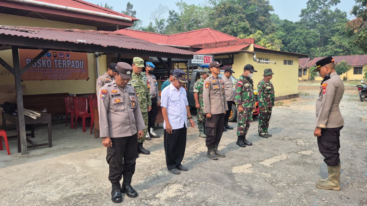 Lintas Sektor Perkuat Penanganan Karhutla di Sepauk