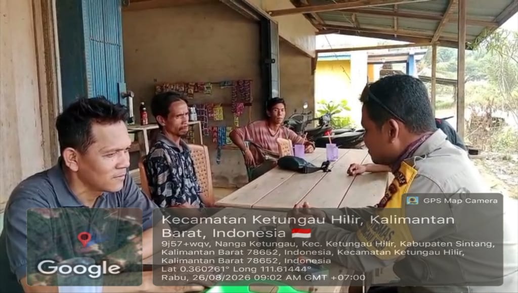 Polres Sintang Gencarkan Imbauan Larangan Membakar Lahan