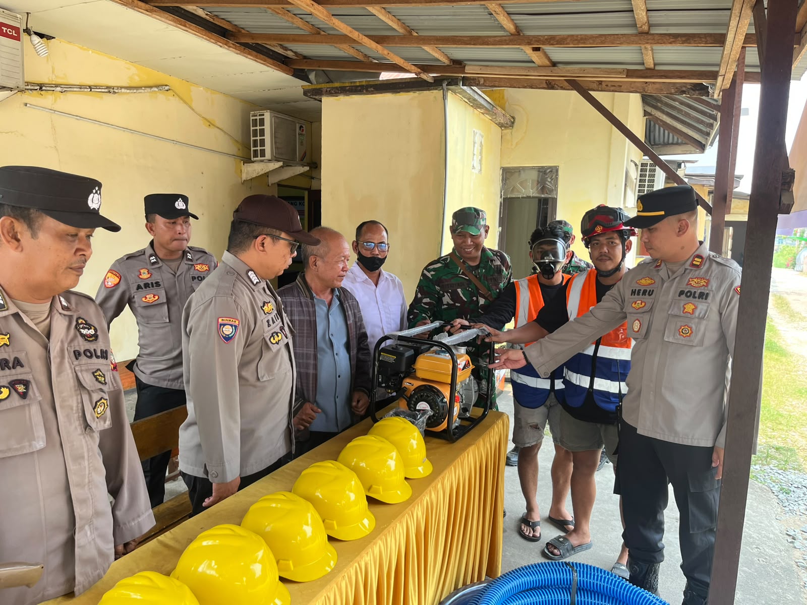 Polsek Sintang Kota Dirikan Posko Terpadu Karhutla