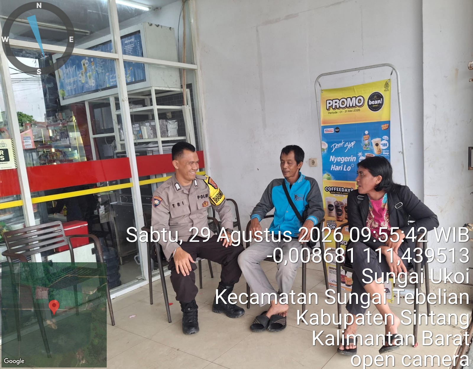 Cegah Karhutla Sejak Dini, Bhabinkamtibmas Polres Sintang Serentak Edukasi Warga di 14 Kecamatan