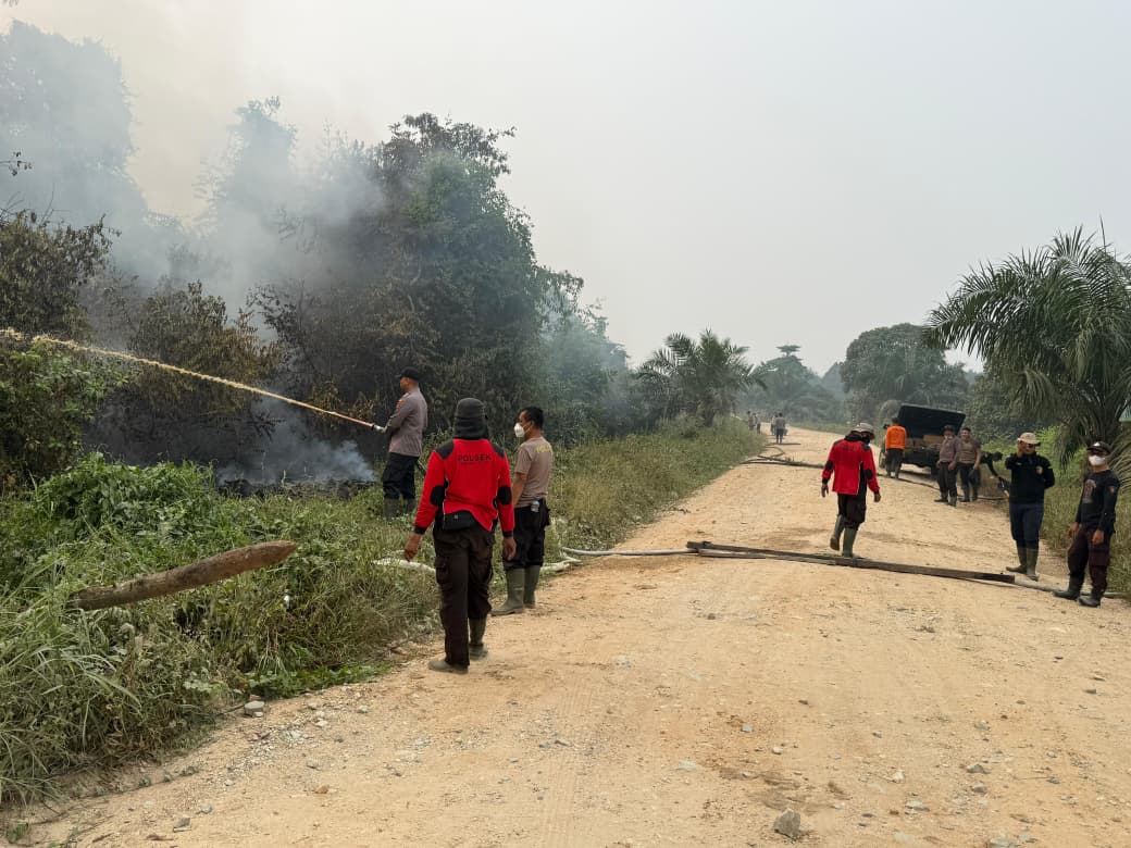 Karhutla Kembali Muncul di Kapuas Kiri Hilir, Tim Gabungan Bergerak Cepat