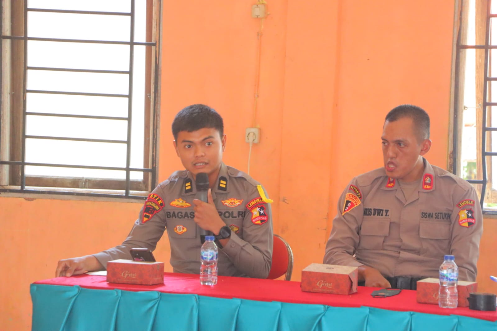 Cegah Karhutla, Siswa STIK Polri Edukasi Masyarakat Binjai Hulu