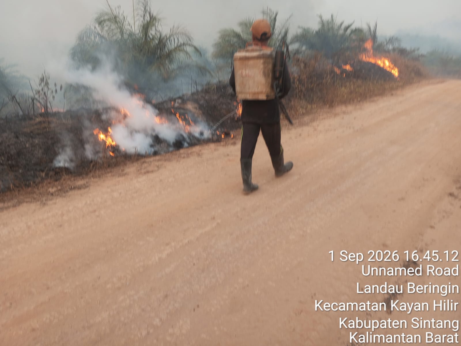 Lima Hotspot Terdeteksi di Kayan Hilir, Polisi Bersama TNI dan Warga Lakukan Ground Check