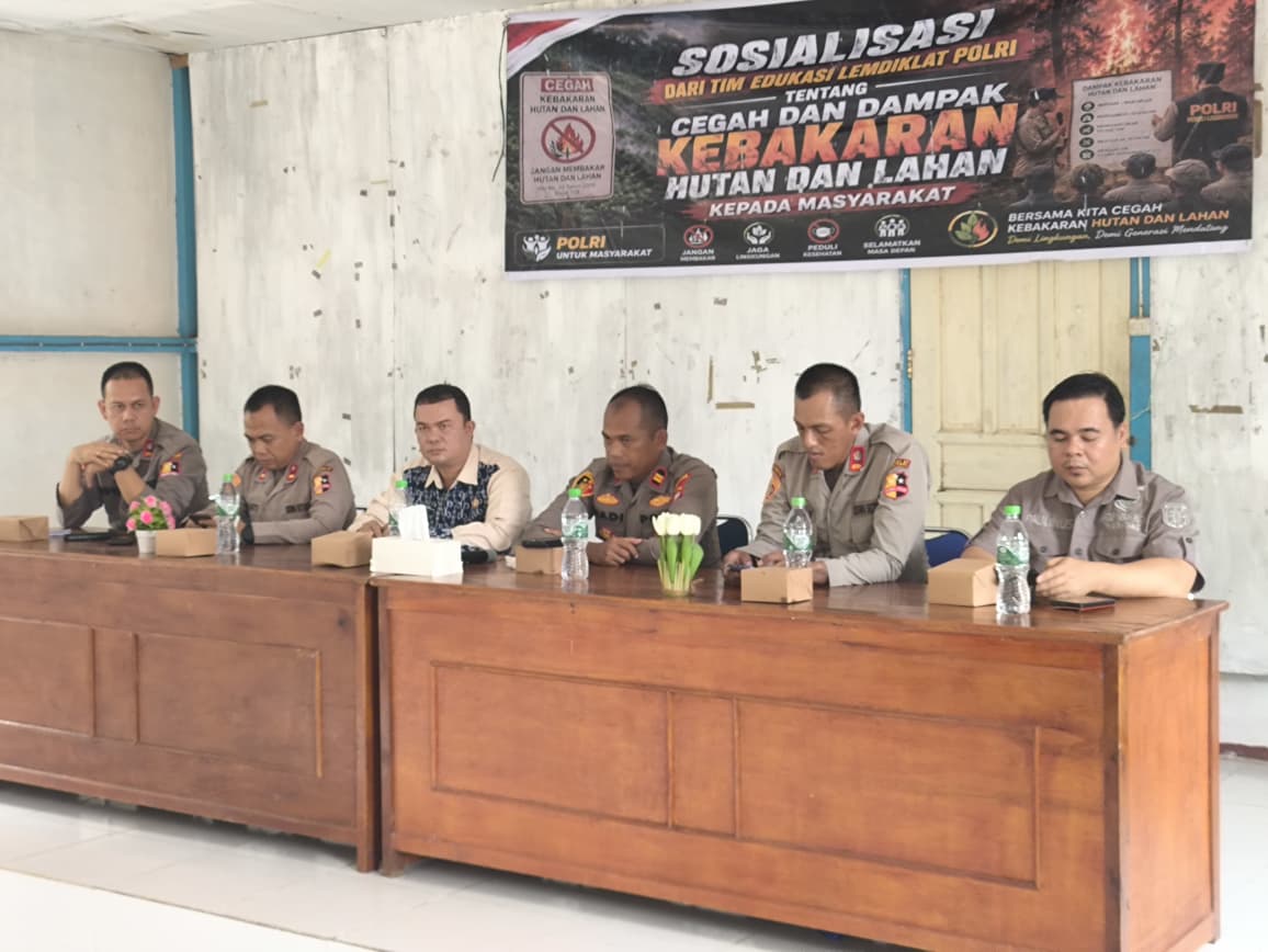 Setukpa Lemdiklat Polri Perkuat Edukasi Pencegahan Karhutla di Sepauk