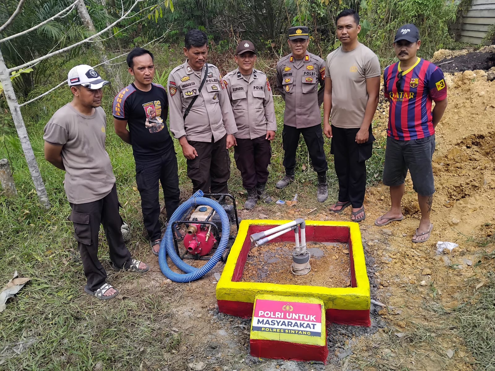 Polsek Kayan Hilir Siapkan Sumur Bor untuk Penanganan Karhutla
