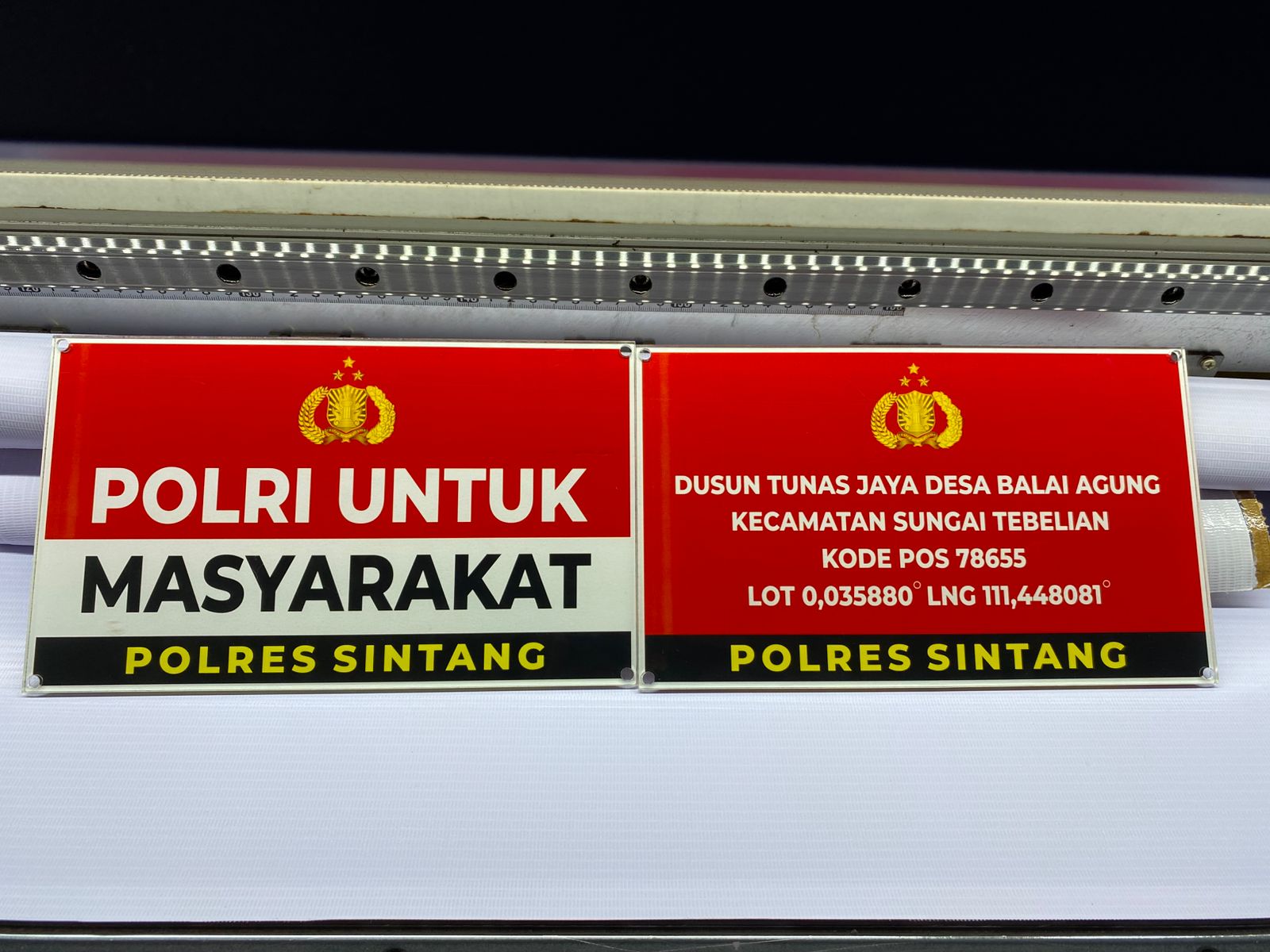 Polsek Sungai Tebelian dan PT Cipta Niaga Semesta Rampungkan Sumur Bor