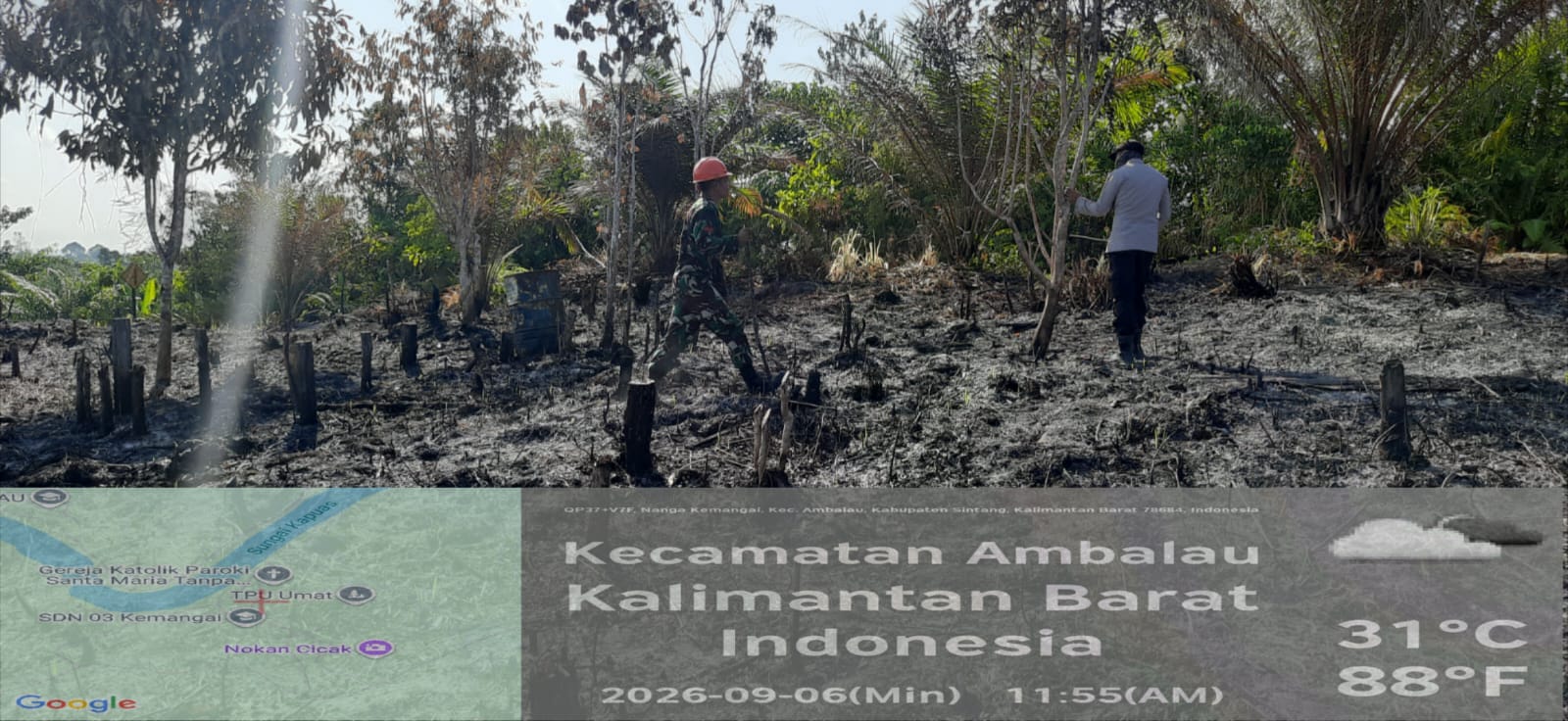 4 Hotspot Terdeteksi di Ambalau, Pastikan Api Padam