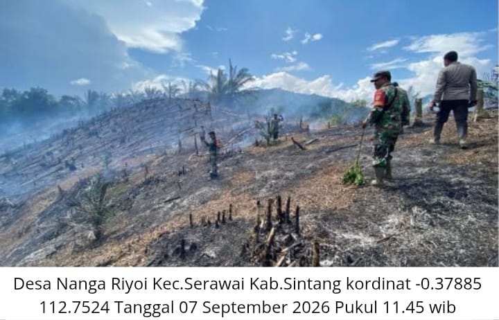 4 Hotspot Terdeteksi di Serawai, Polisi Pastikan Api Padam