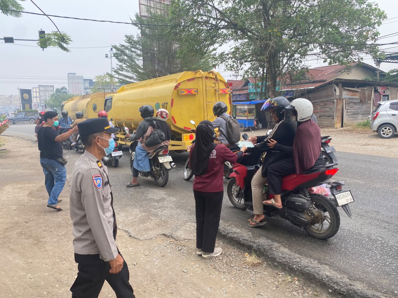 Cegah Karhutla, Polres Sintang Serentak Edukasi Warga di 14 Kecamatan
