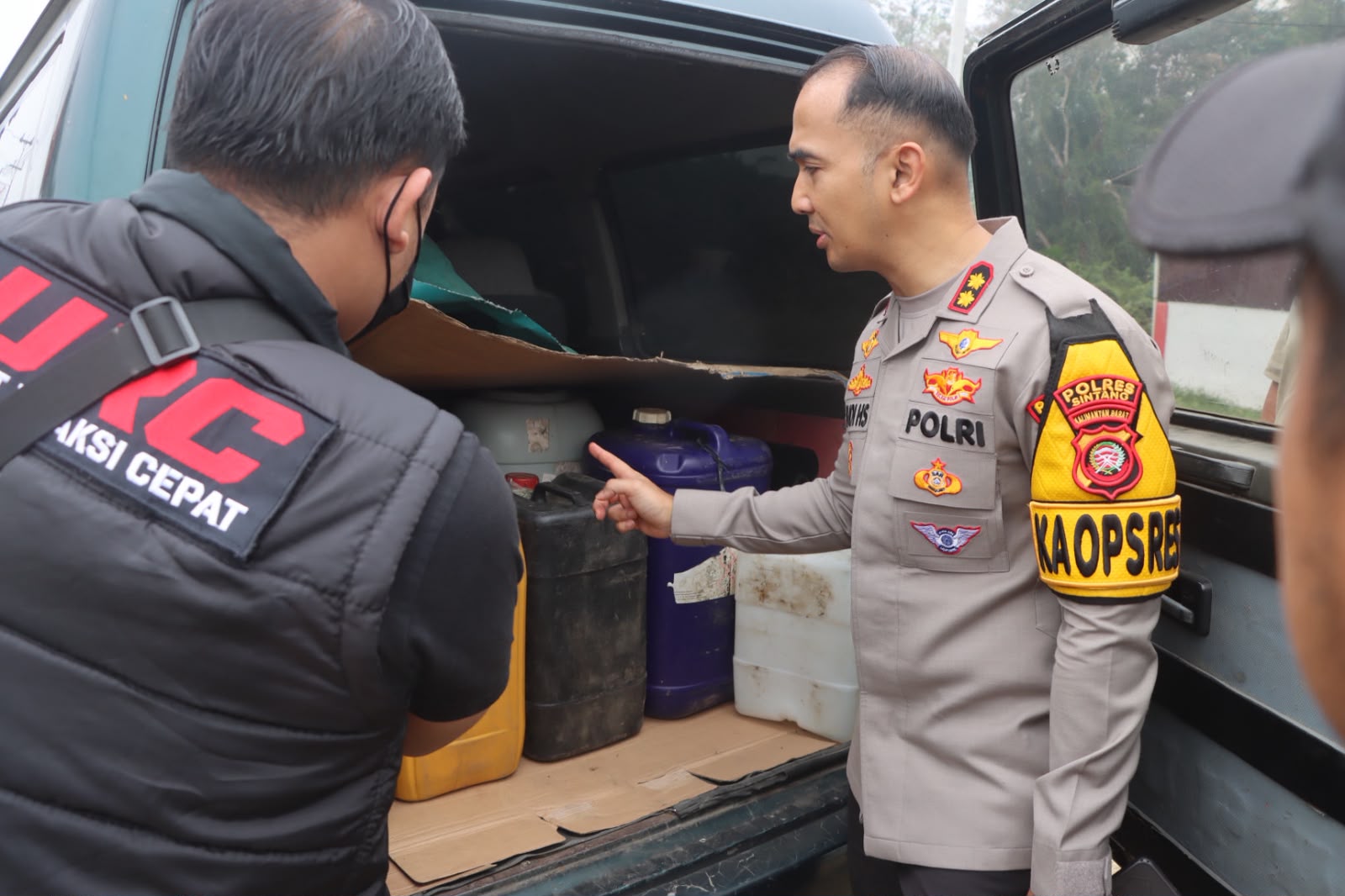 Awasi Distribusi BBM, Kapolres Sintang Temukan Tangki Siluman