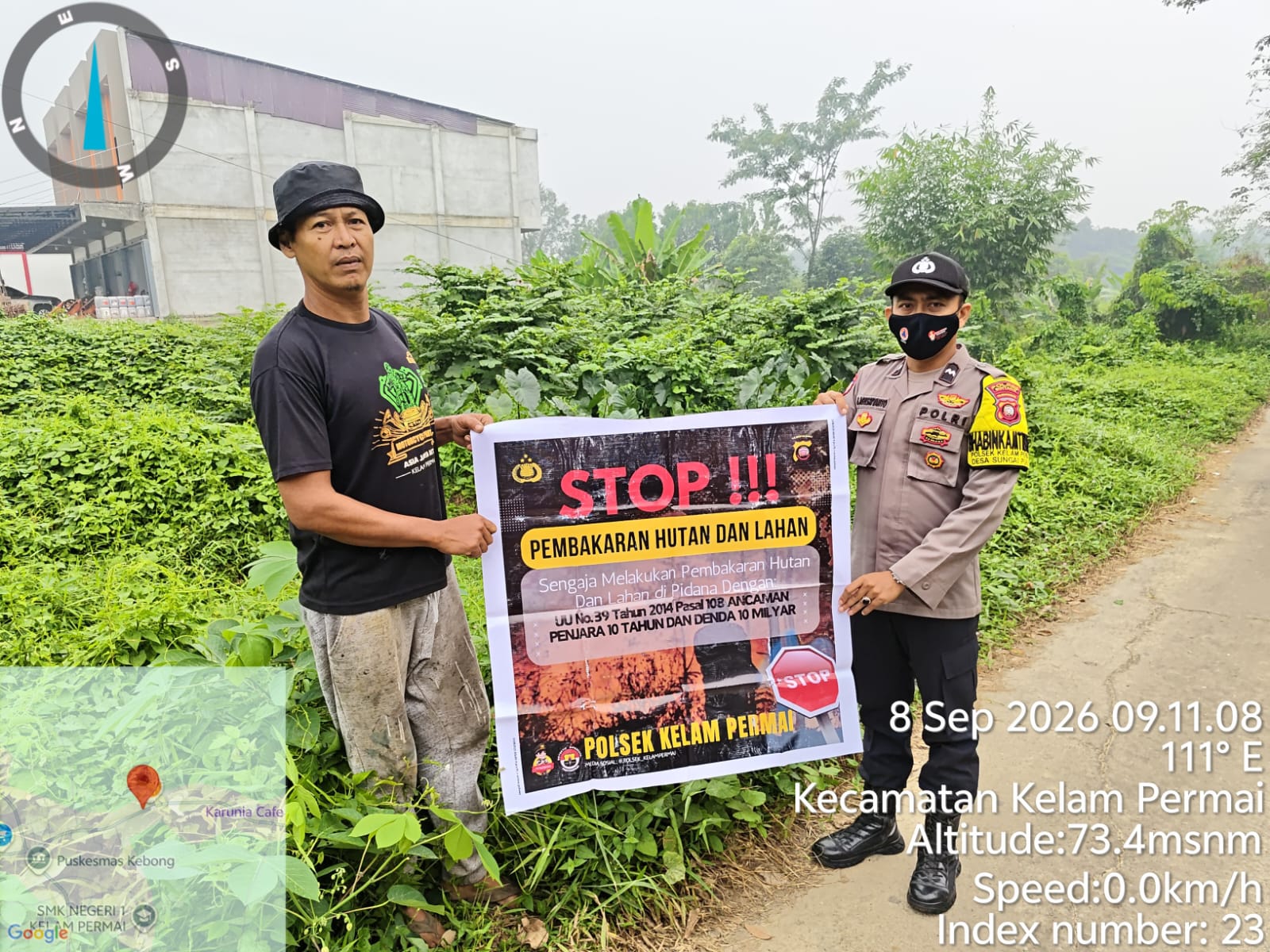 Bhabinkamtibmas Polres Sintang Serentak Edukasi Warga di 14 Kecamatan