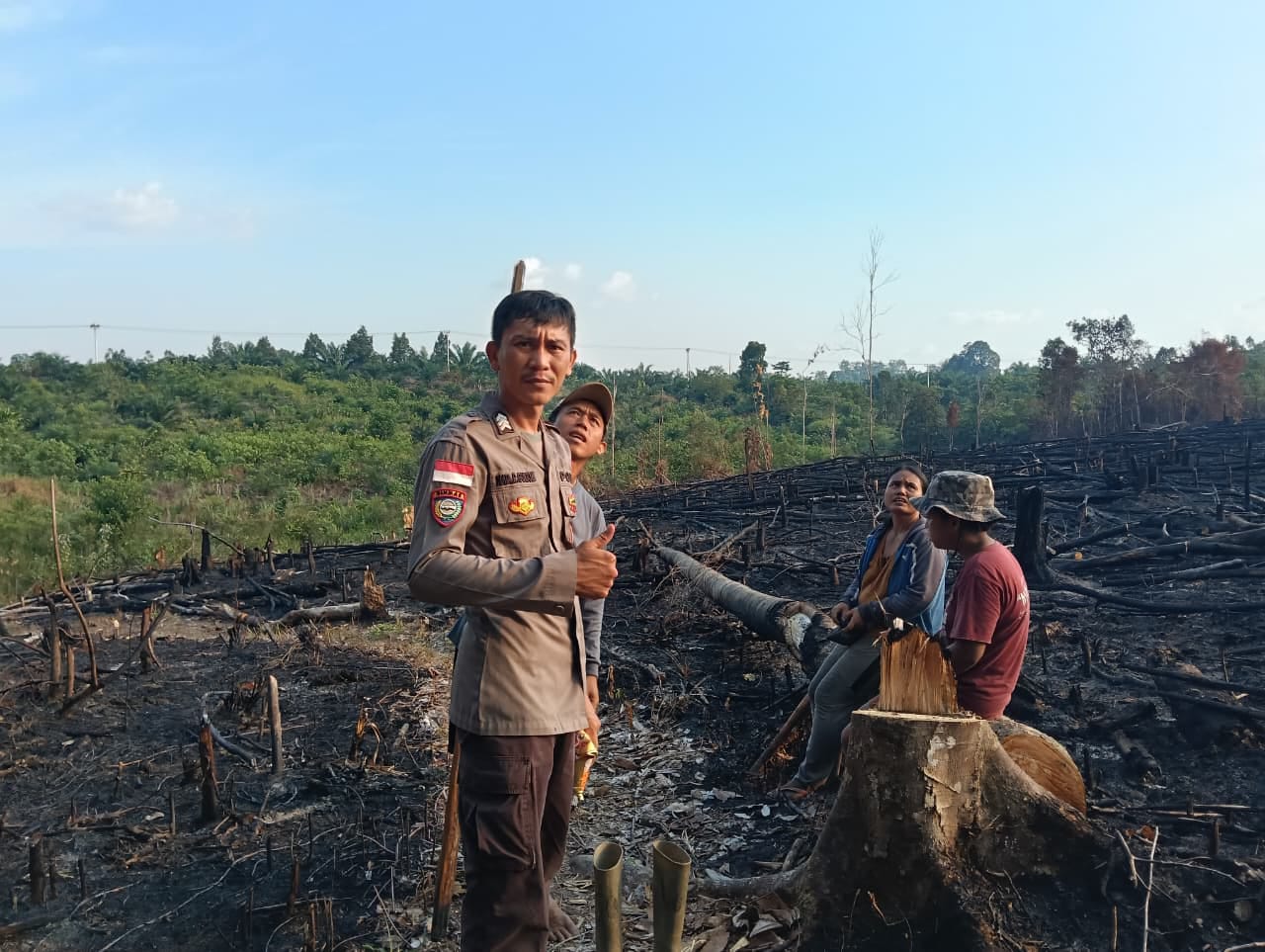 Cegah Karhutla, Polres Sintang Edukasi Warga di 14 Kecamatan