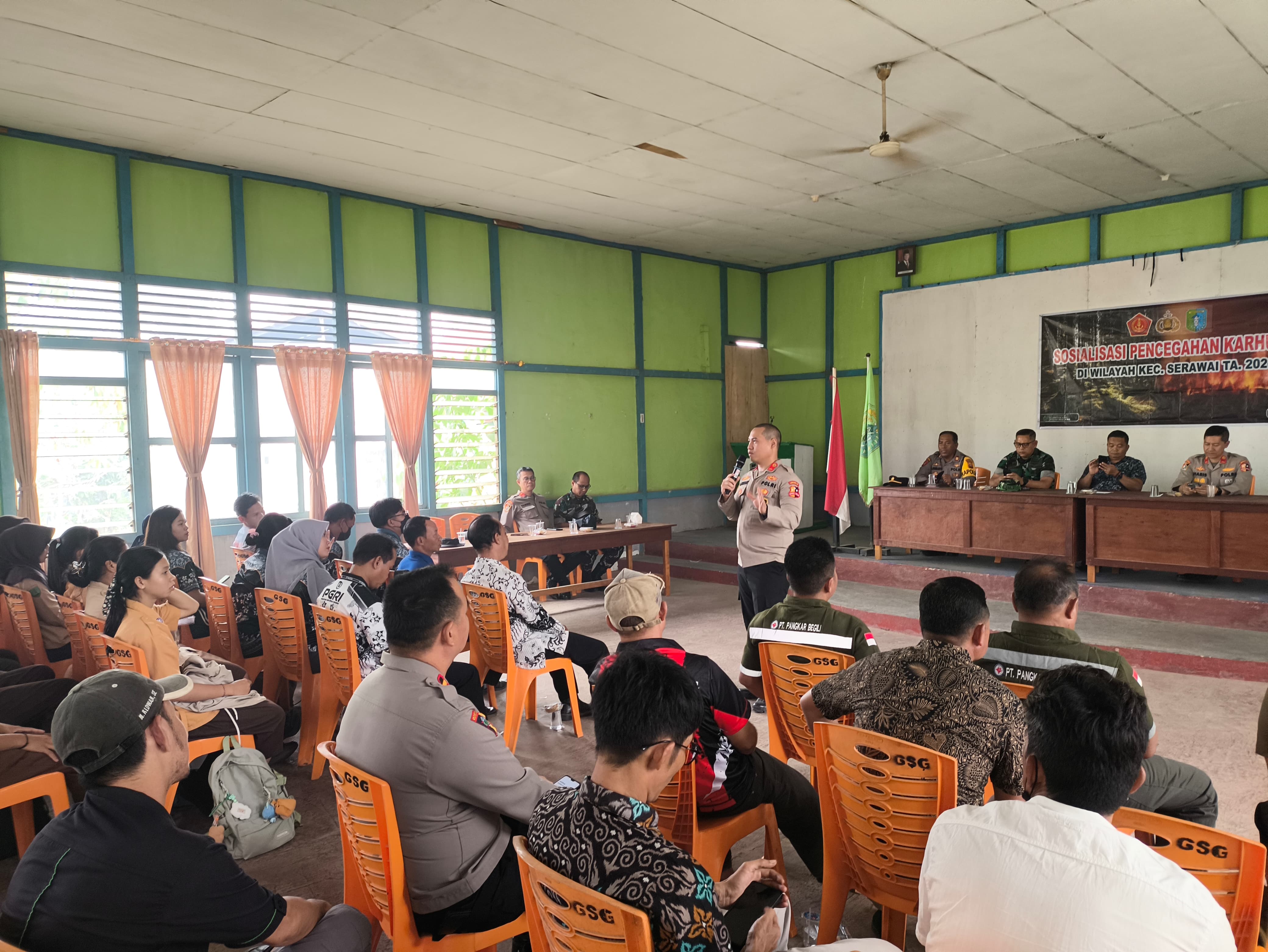 SPPK Lemdiklat Polri Gelar Sosialisasi dan Pengobatan Gratis di Serawai