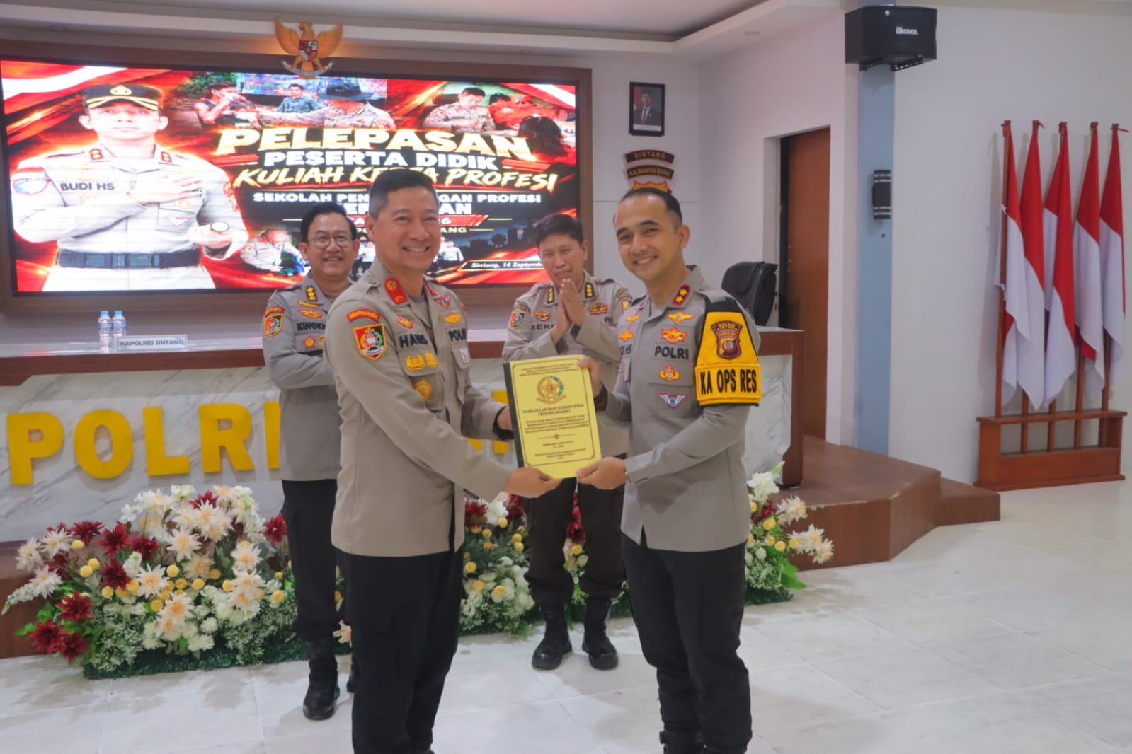 Tuntas Jalankan Misi KKP Karhutla, Peserta Didik SPPK Lemdiklat Polri Tinggalkan Sintang