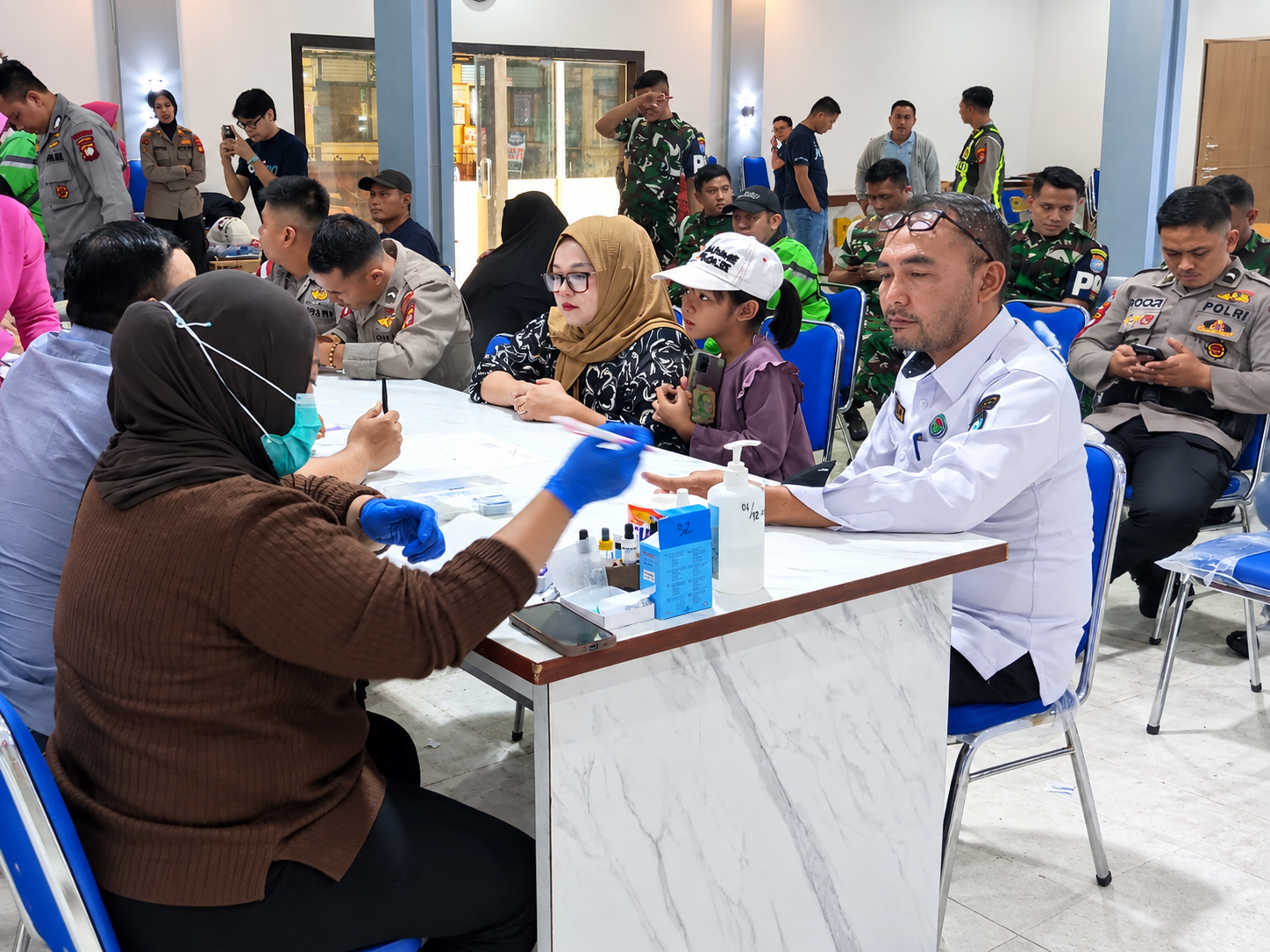 Satlantas Sintang Gelar Donor Darah Sambut HUT Lalu Lintas ke-71