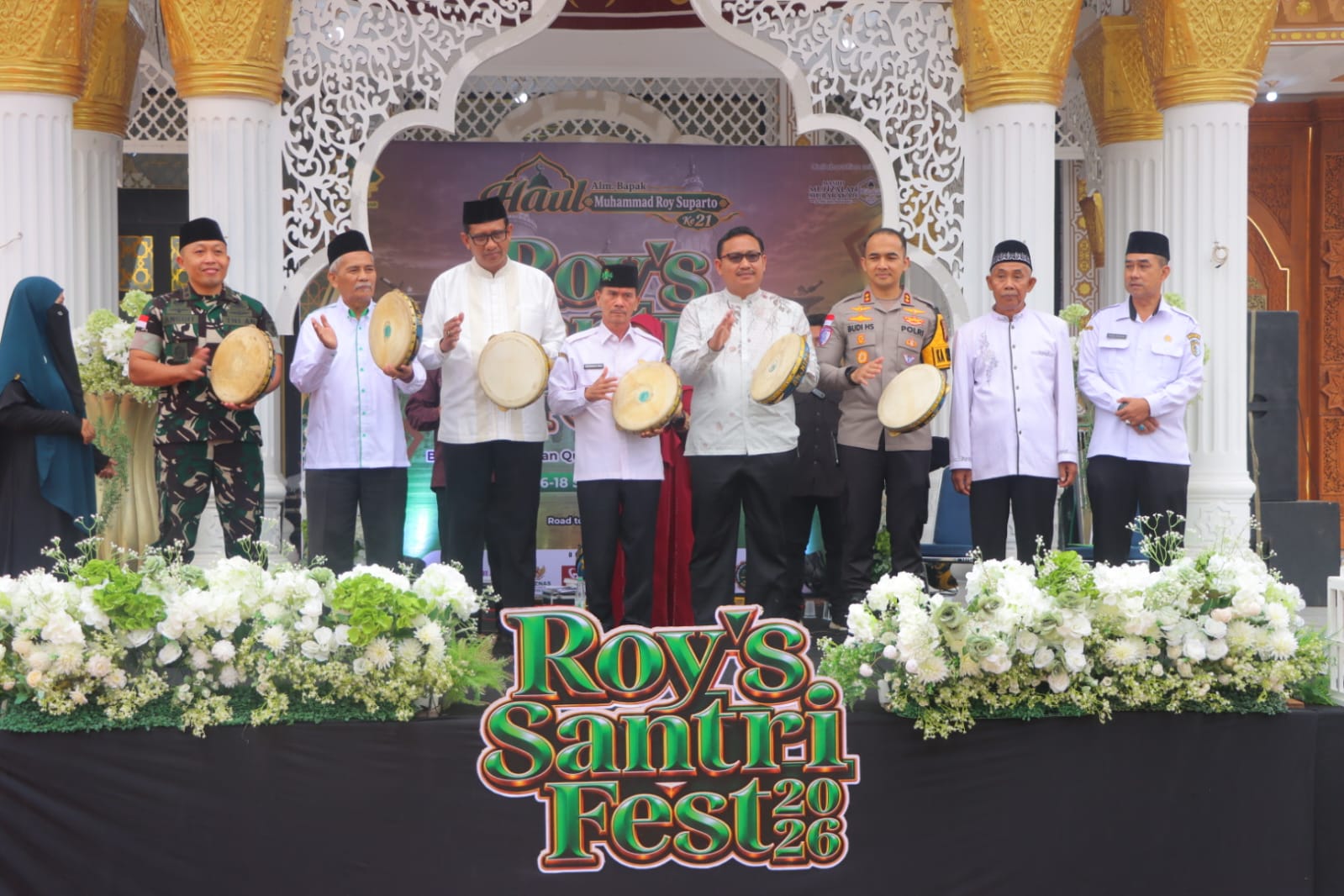 Kapolres Sintang Hadiri Pembukaan Roy’s Santri Fest 2026 di Masjid Roy’s Jannah