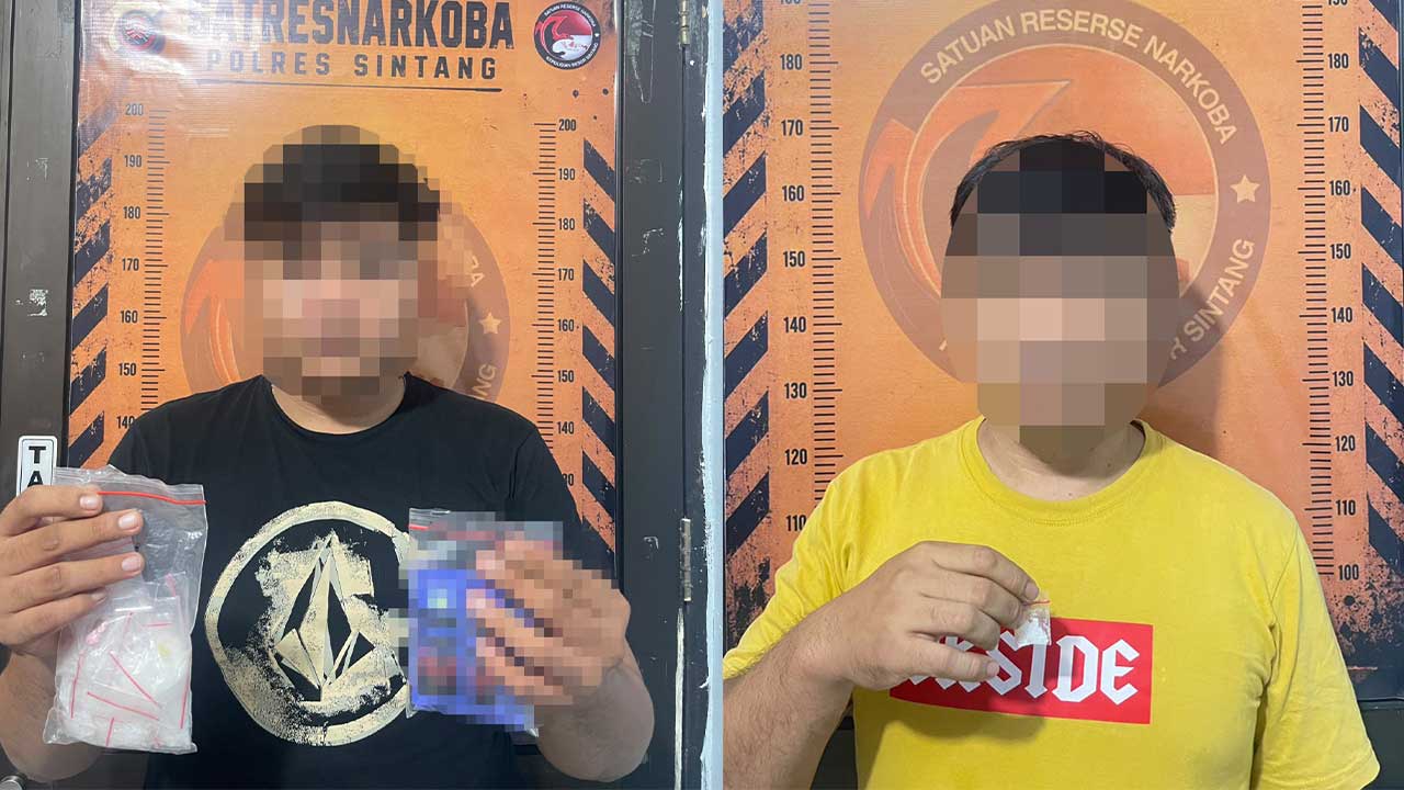 Modus Baru Narkotika Lewat Vape, Polres Sintang Ringkus 2 Tersangka