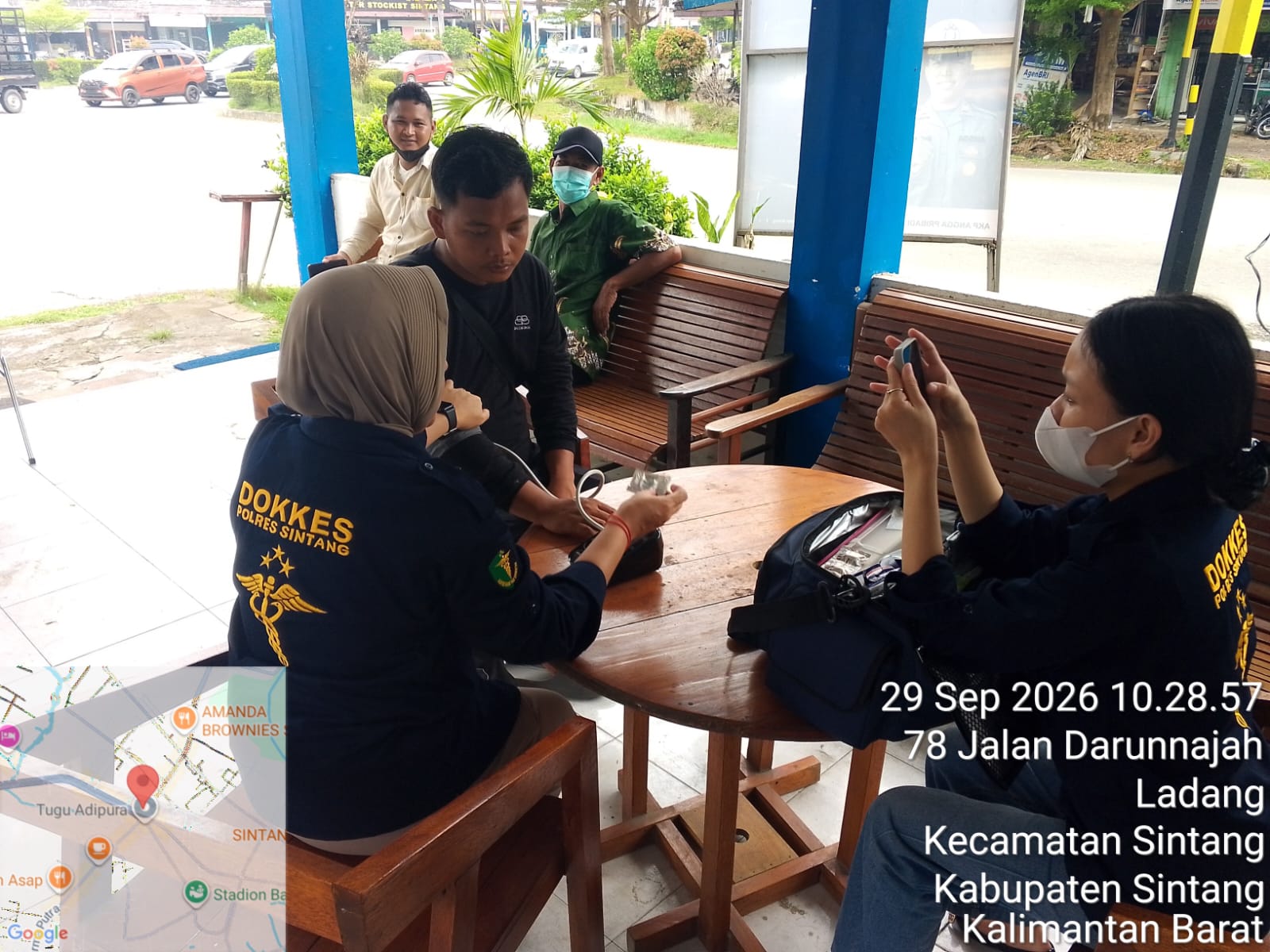 Polres Sintang Siagakan Posko Ruang Oksigen dan Layanan Kesehatan Gratis