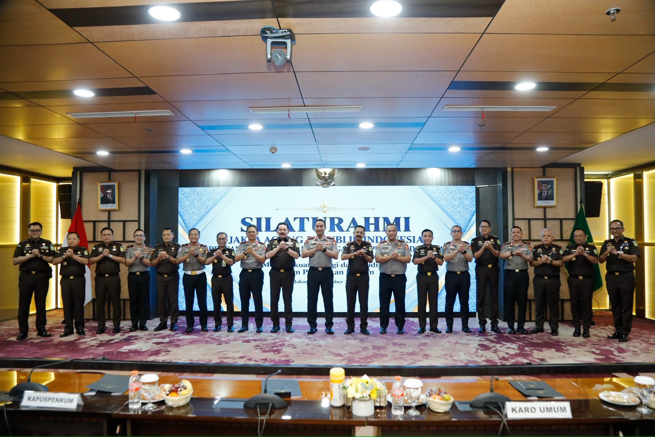 Temui Jaksa Agung, Kapolri Suyudi Dorong Kolaborasi Penegakan Hukum