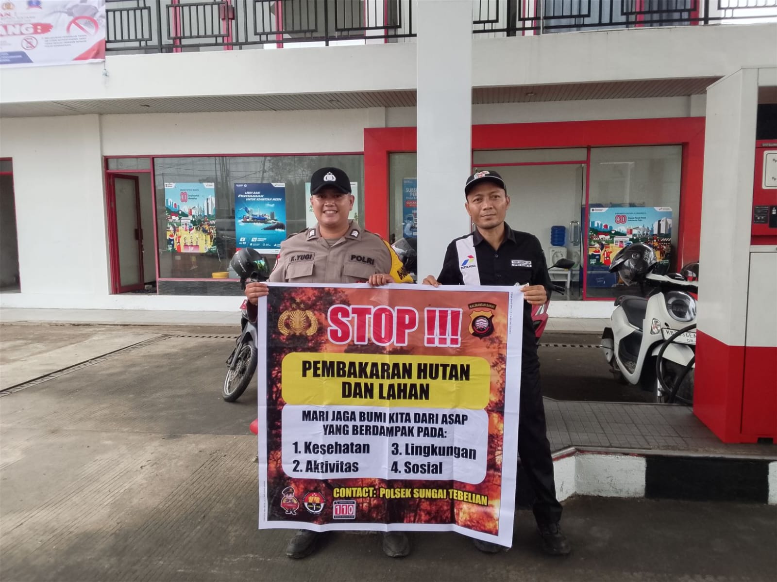 Polres Sintang Gencarkan Sosialisasi Larangan Bakar Lahan di 14 Kecamatan